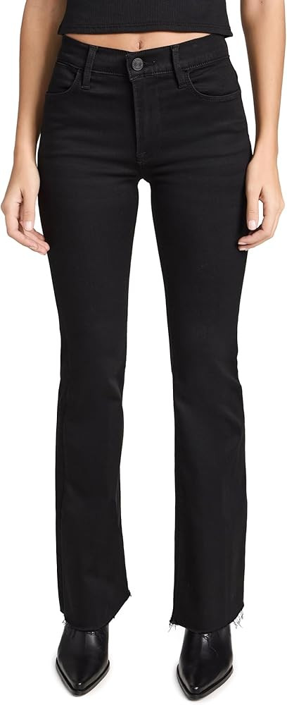 FRAME Women's Le Easy Flare Raw After Jeans | Amazon (US)