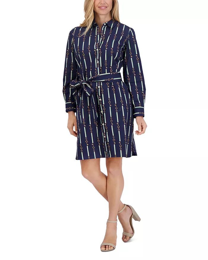 Foxcroft Rocca Keychain Stripe Shirtdress Back to results -  Women - Bloomingdale's | Bloomingdale's (US)