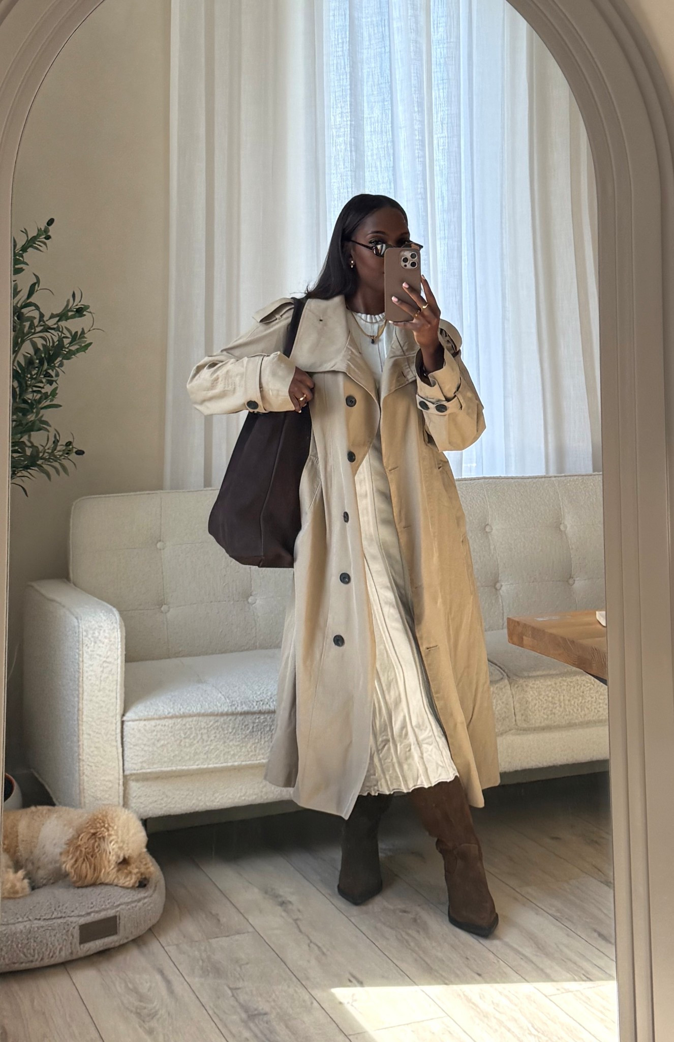 Sweater dress + trench combo

#LTKStyleTip #LTKPetite #LTKSeasonal