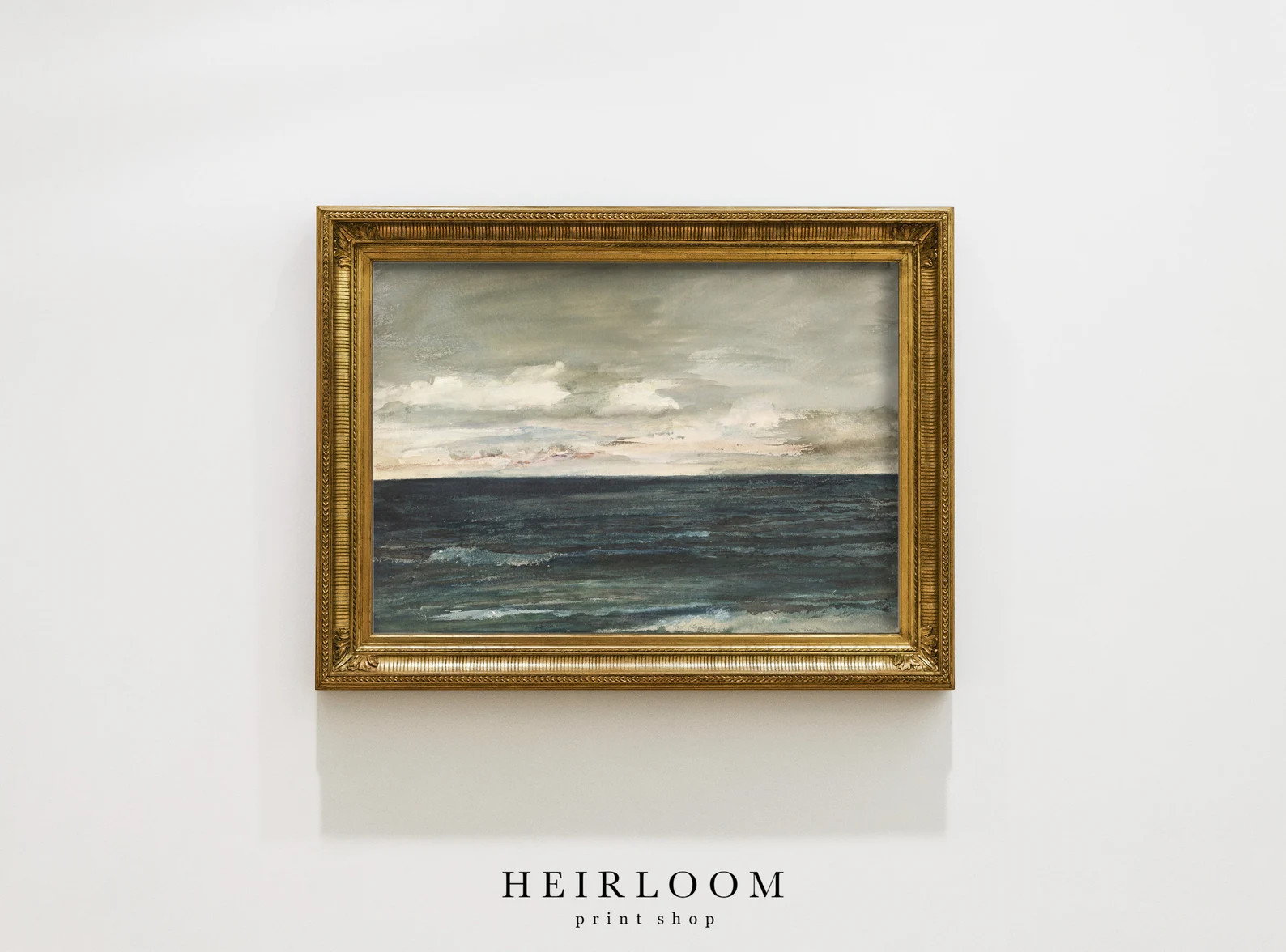 Coastal Art Sea Painting Vintage Ocean Painting Canvas ART PRINTS Sea - Etsy Canada | Etsy (CAD)