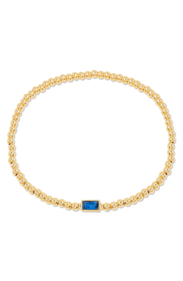 Brook and York Kylie Birthstone Beaded Stretch Bracelet | Nordstrom | Nordstrom