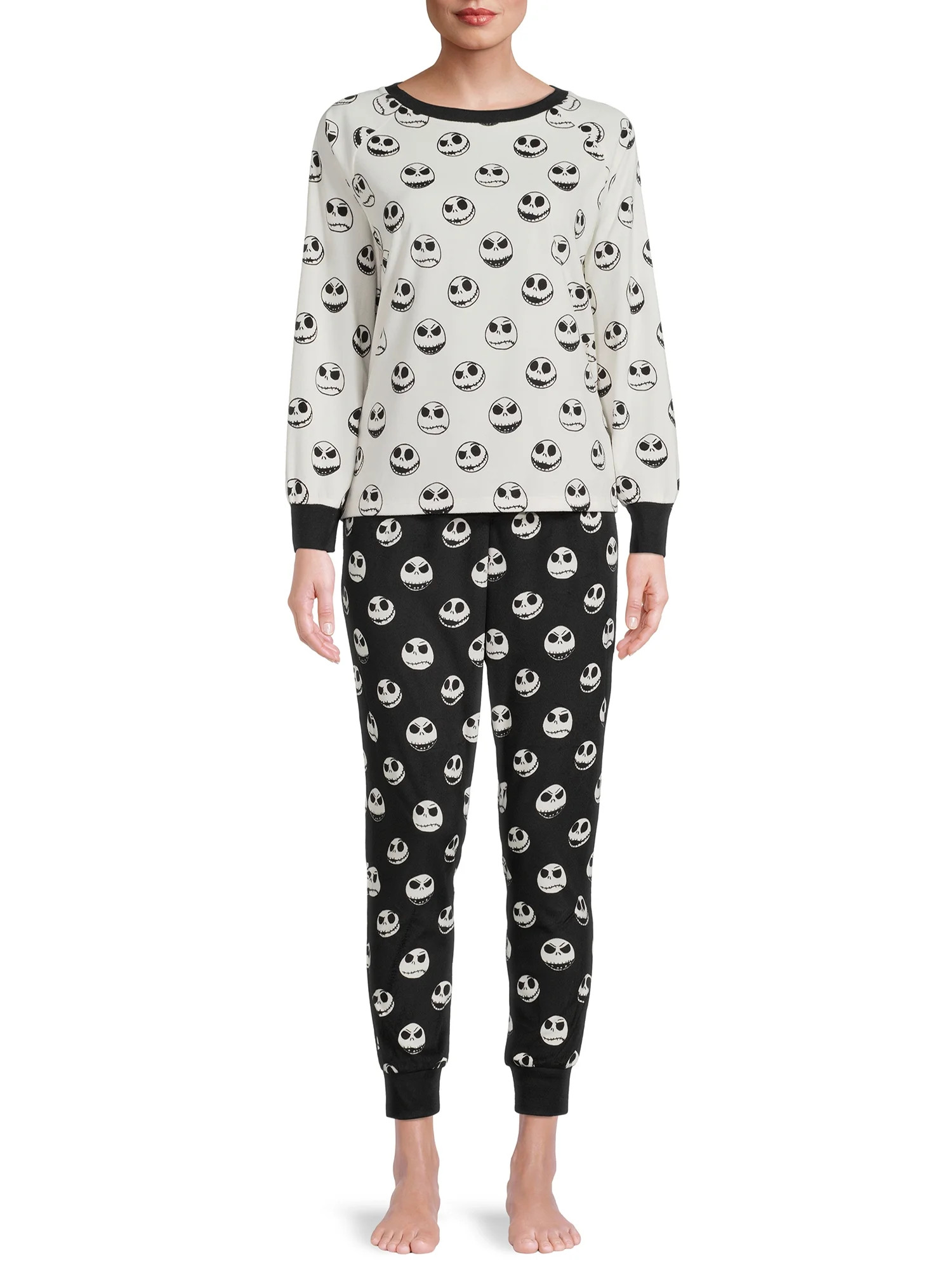Disney Women's and Women's Plus Nightmare Before Christmas Pajama Set, 2-Piece | Walmart (US)