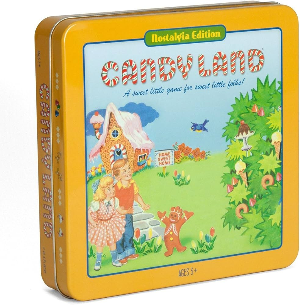 WS Game Company Candy Land Nostalgia Edition Board Game in Collectible Tin | Amazon (US)