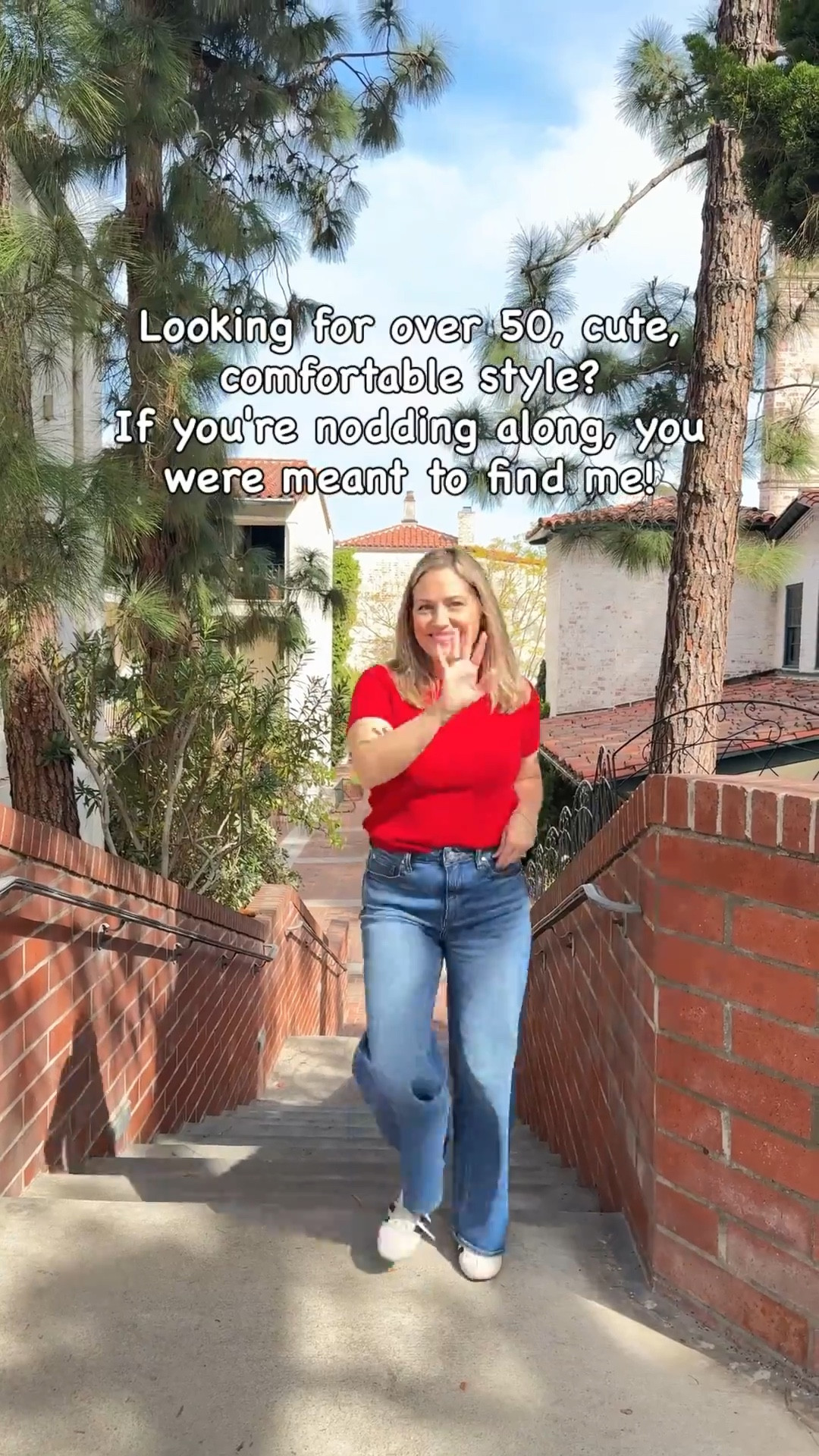 Another perfect 90s vibe look. Loving the vintage denim vibe with these & red was definitely my color in the 90s. I see it making a come back in my wardrobe! 

#LTKootd #LTKgrwm #LTKOver40