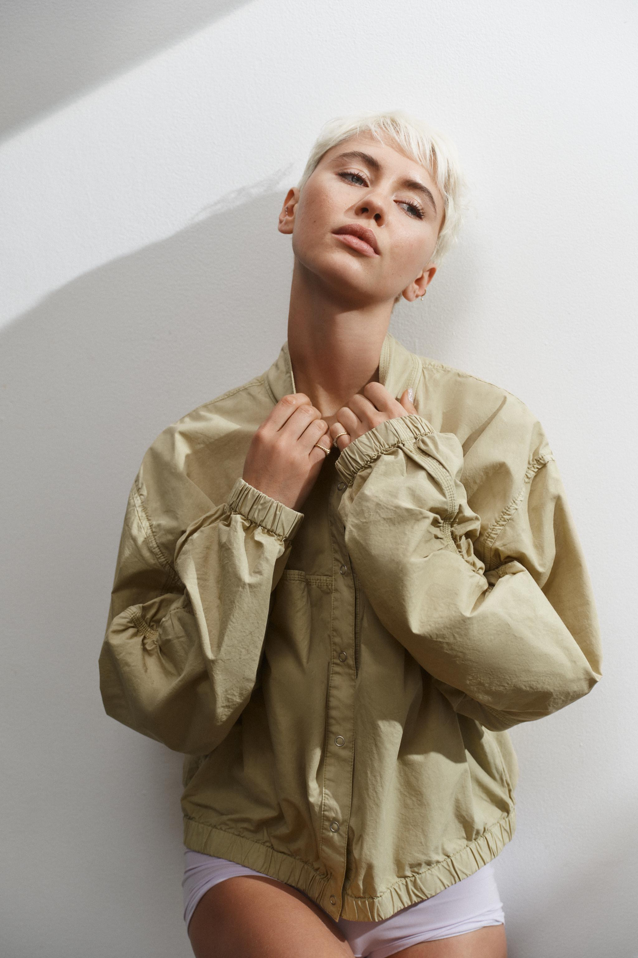FADED-EFFECT POPLIN JACKET | Zara UK
