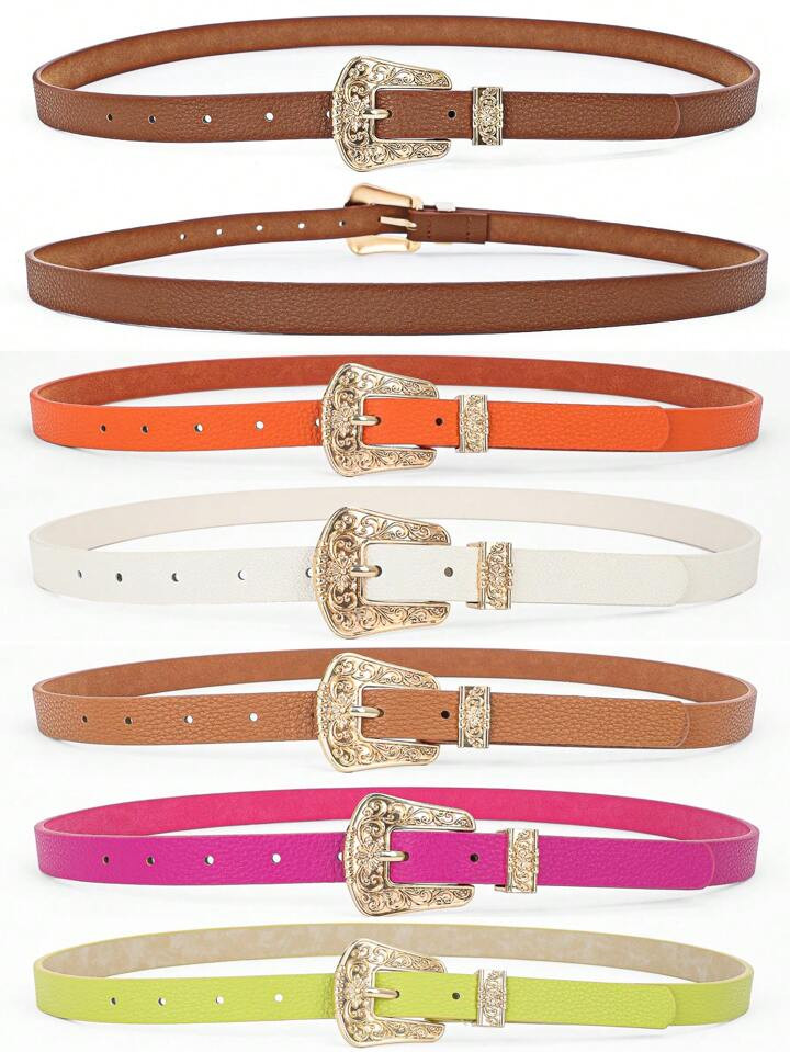 1pc dames slanke decoratieve riem met gesp, geschikt voor jurken, truien, overhemden, vrijetijdsk... | SHEIN