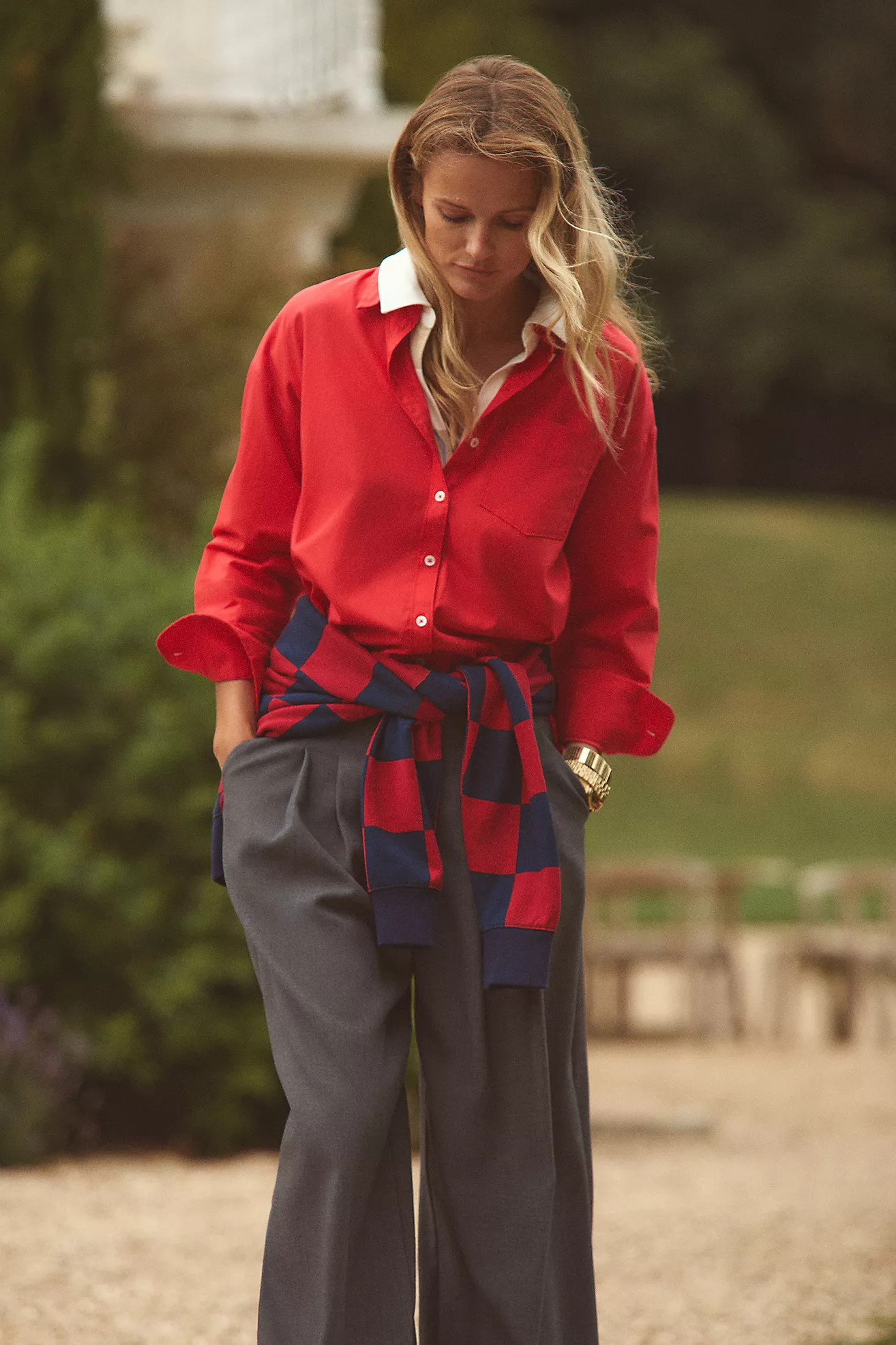 The Avery Pleated Wide-Leg Trousers by Maeve | Anthropologie (US)