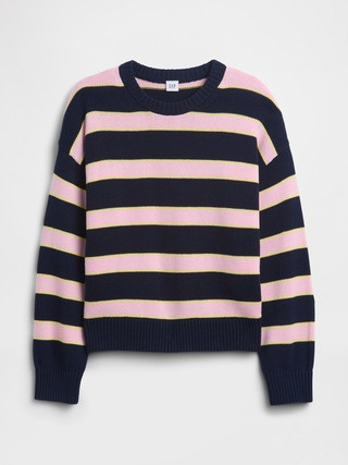 Relaxed Cotton Crewneck Sweater | Gap Factory
