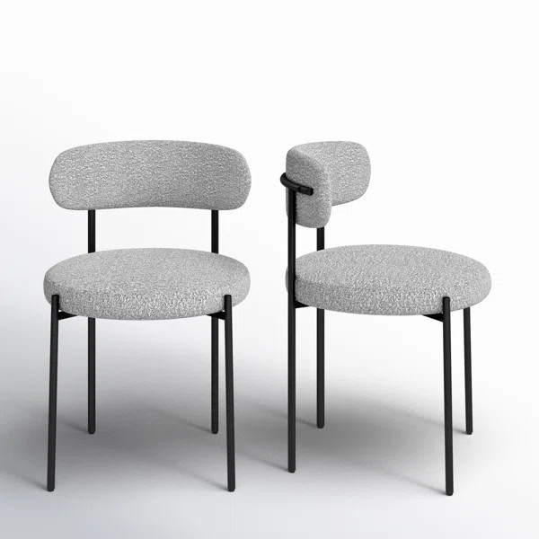 Sherwood Solid Back Boucle Side Chair | Wayfair North America