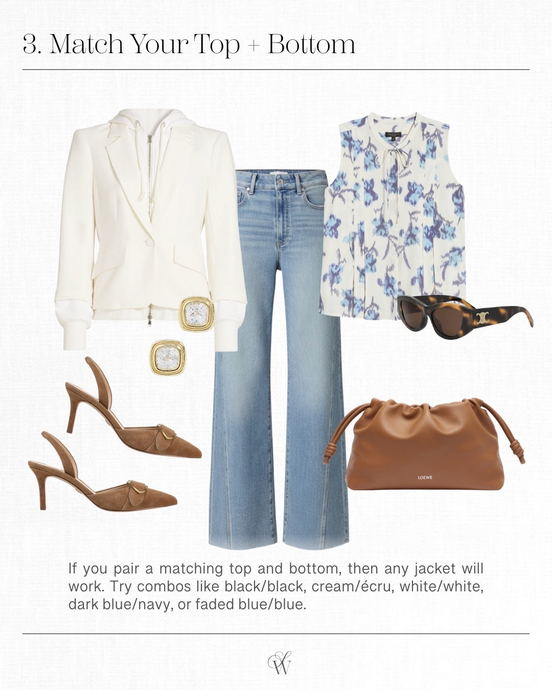 Match your top and bottom! This works with any jacket. Color combos I would try with with are black, cream, white, navy or faded blue ✨

#LTKSeasonal #LTKOver40 #LTKootd