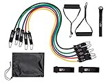 GetFit Resistance Bands Set 5 Color-Coded Bands Durable Construction | Amazon (US)