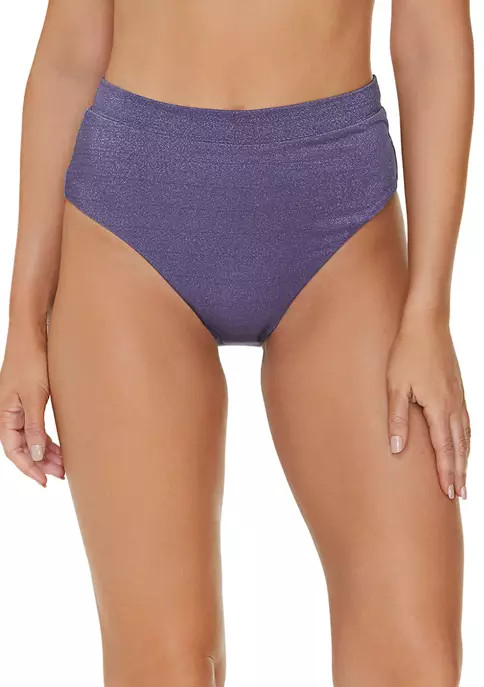 Lurex® Tropics High Waist Swim Bottoms | Belk