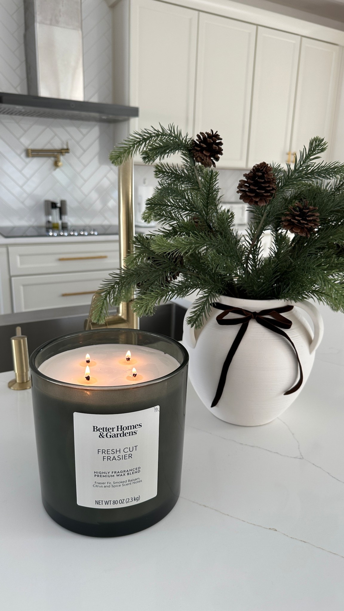 Giant candles available at Walmart!! This one smells like winter, Christmas wreaths and spices. Would make a great gift idea #LTKCyberWeek 

#LTKHoliday #LTKGiftGuide