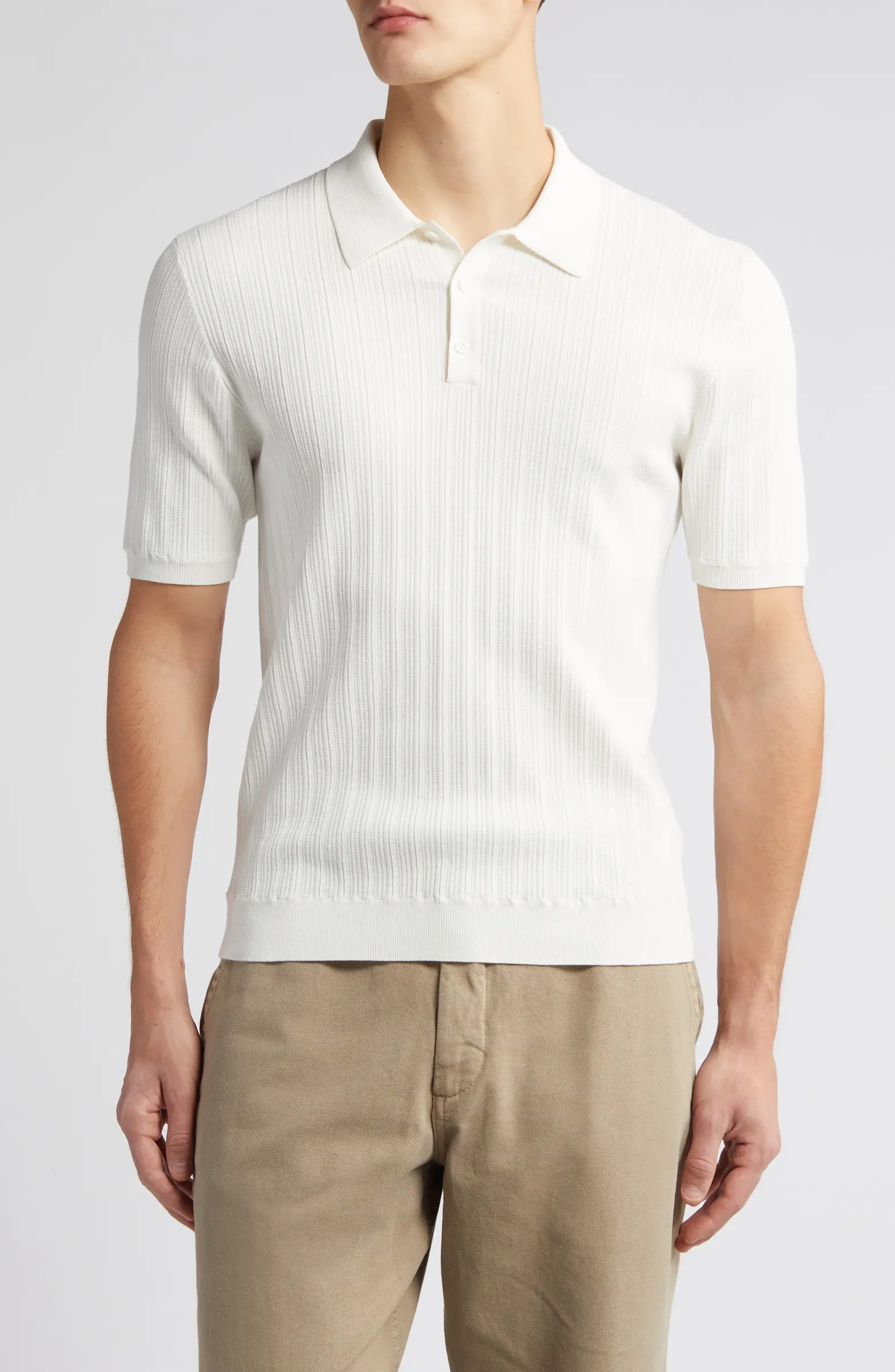 Wax London Naples Cotton Blend Knit Polo | Nordstrom | Nordstrom