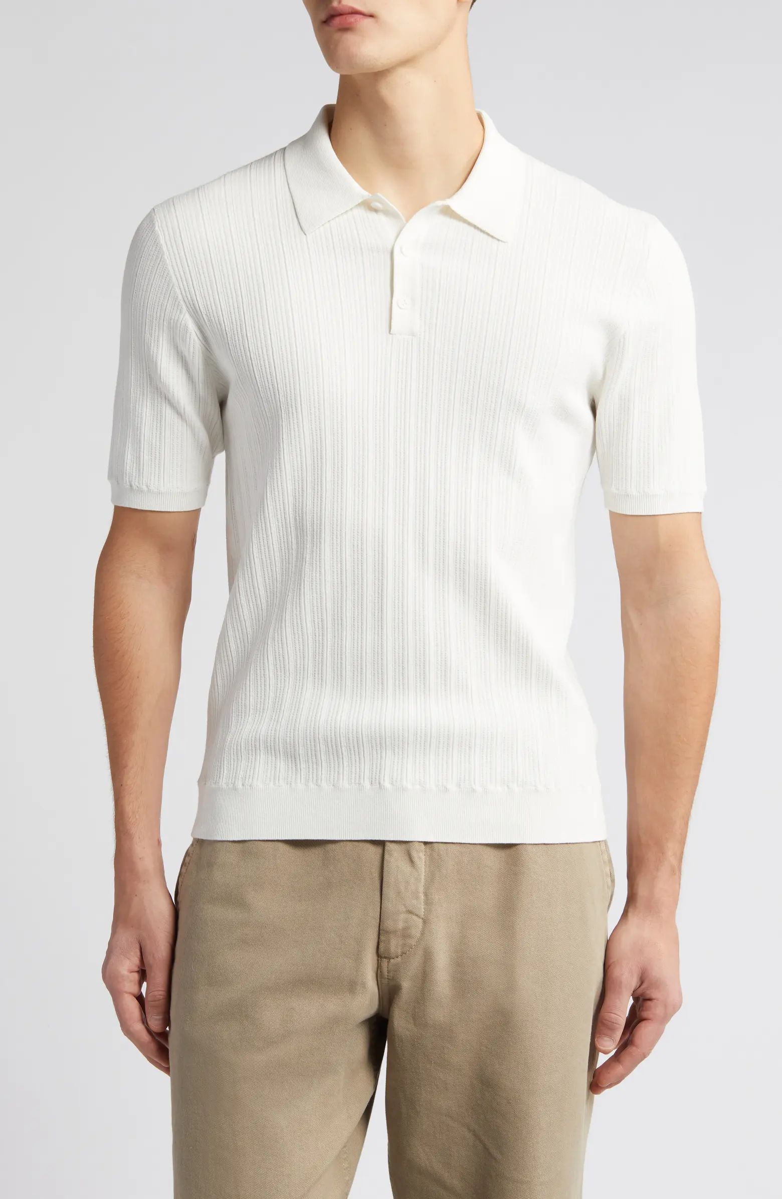 Wax London Naples Cotton Blend Knit Polo | Nordstrom | Nordstrom