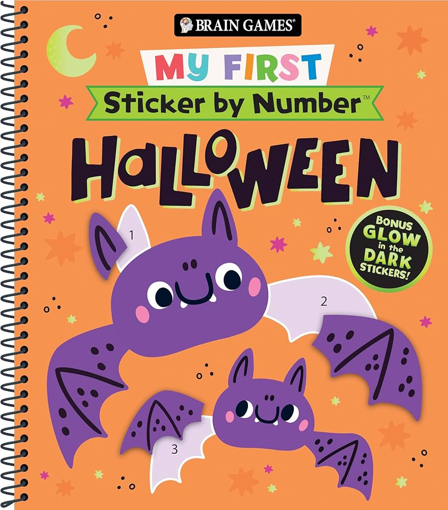 Brain Games - My First Sticker by Number: Halloween | Amazon (US)