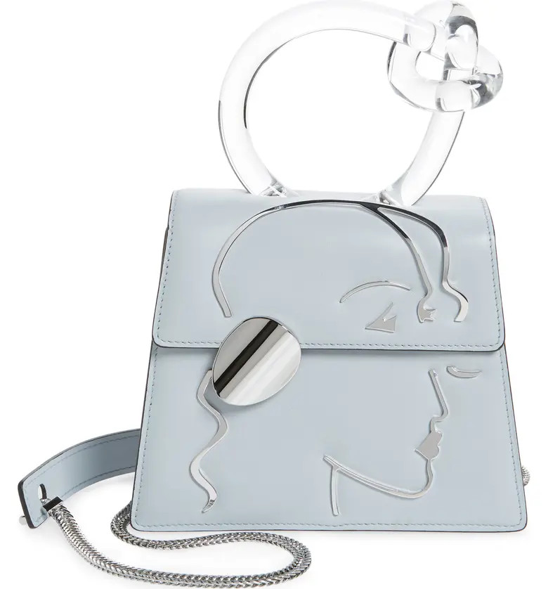 Small Brigitta Sleeping Beauty Calfskin Leather Top Handle Satchel | Nordstrom