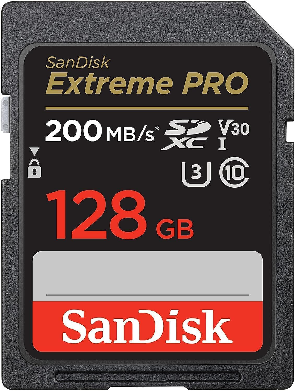 SanDisk 128GB Extreme PRO SDXC UHS-I Memory Card - C10, U3, V30, 4K UHD, SD Card - SDSDXXD-128G-G... | Amazon (US)