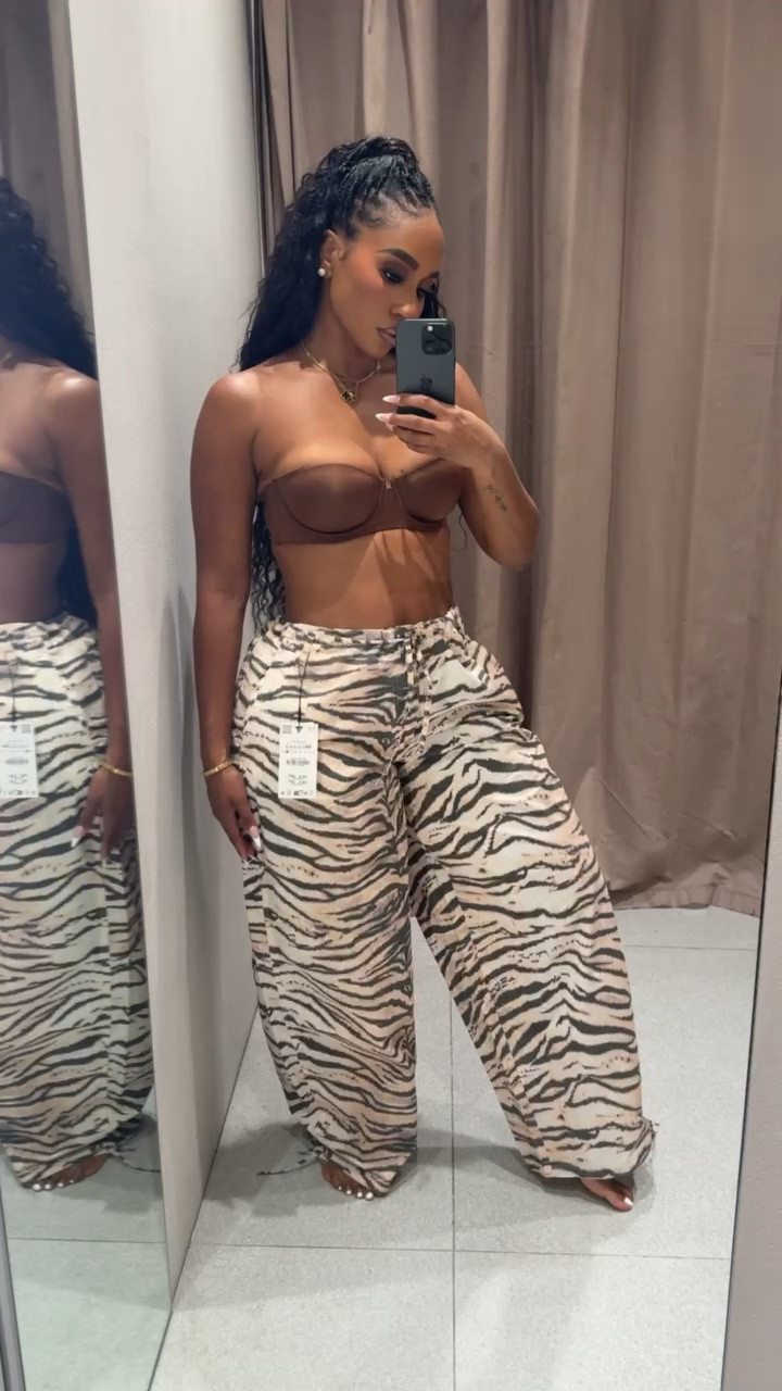 Colored animal print pants are a staple for fall outfits women can mix and match!

#LTKootd