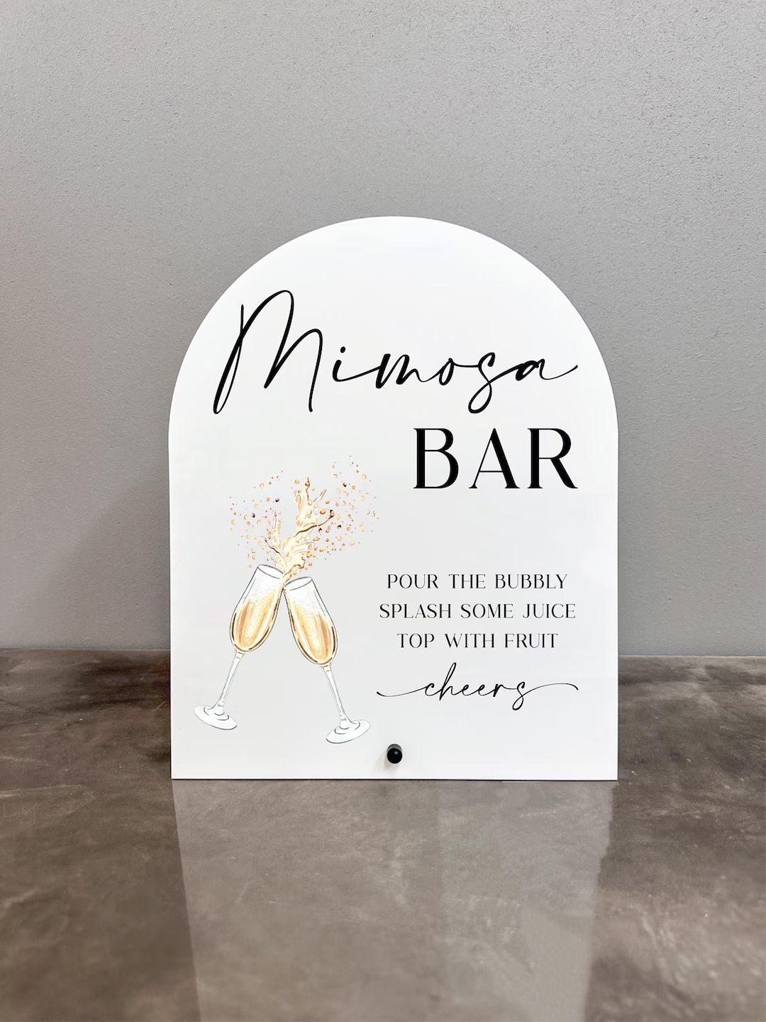 Mimosa Bar Sign Mimosa Bar Mimosa Sign Acrylic Mimosa - Etsy | Etsy (US)