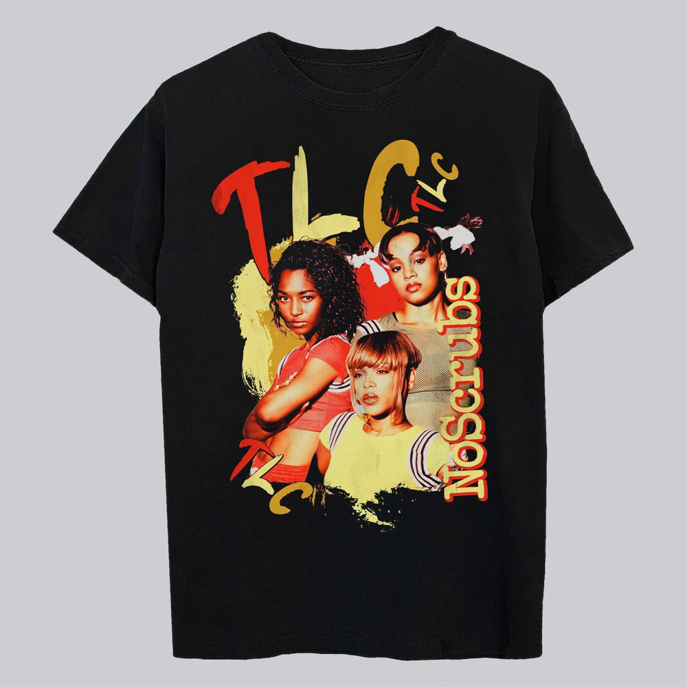 Men's TLC Short Sleeve Graphic T-Shirt - Black XL | Target