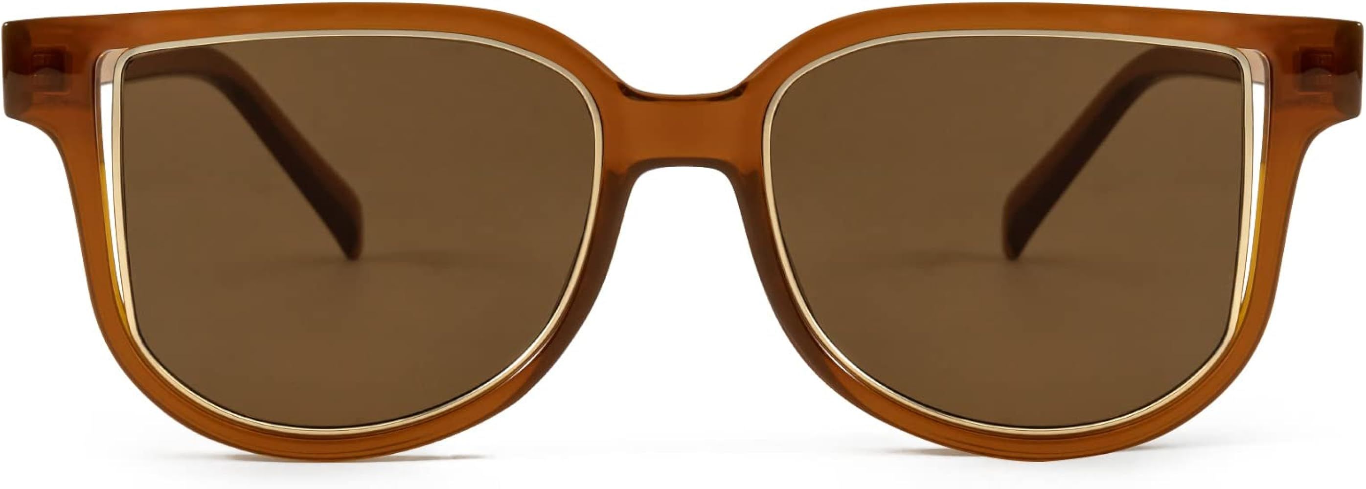 Zeelool Round Sunglasses for Women Men Retro Glasses Trendy Vintage Designer Style Fashion Sun Glass | Amazon (US)