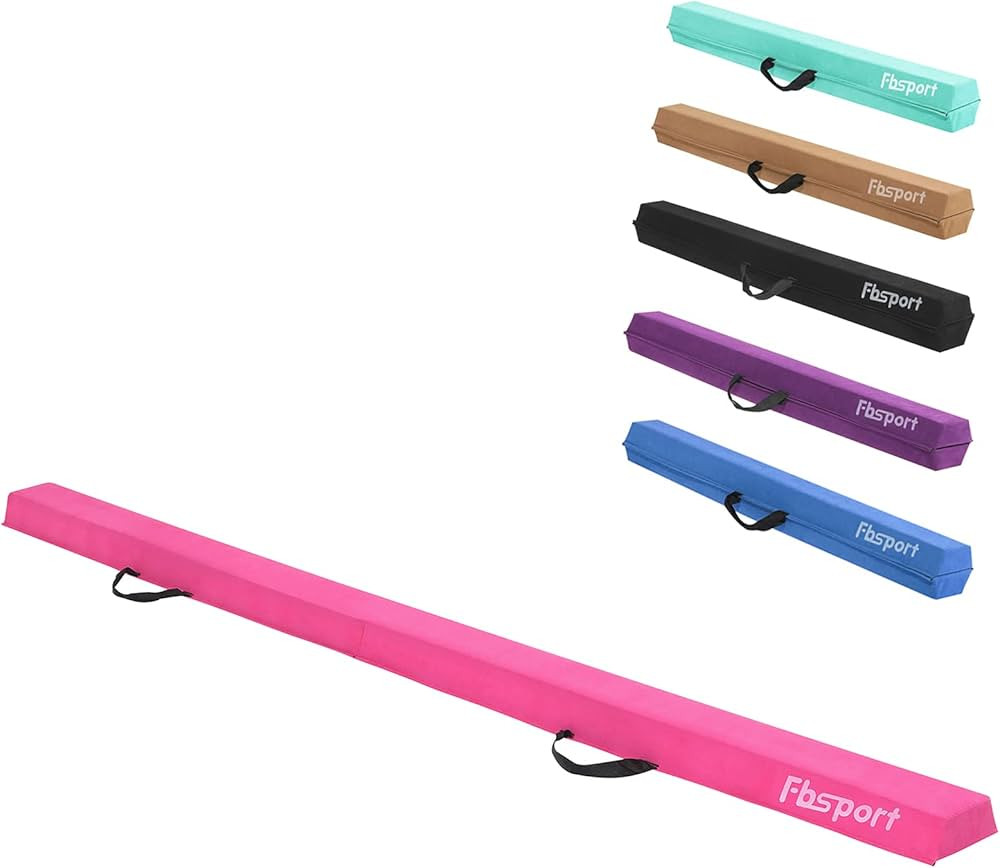 FBSPORT 8ft Balance Beam: Folding Floor Gymnastics Equipment for Kids Adults,Non Slip Rubber Base... | Amazon (US)