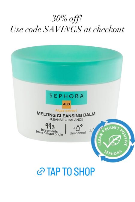 Sephora melting cleanser, bomb on sale 30% off! 

#LTKbeauty #LTKunder50 #LTKsalealert