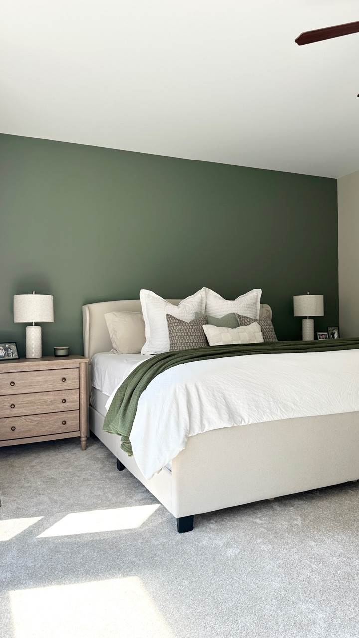 💚 Phase One of the Bedroom Makeover is complete! 🫶🏼 Absolutely LOVE the paint, furniture, curtains, and bedding I picked out and you won’t find a better price! Believe me, I shopped the entire internet before choosing these pieces and they’re living up to the hype!

This room feels more put together for a quick weekend project - but UP NEXT, I want to replace the ceiling fan, add picture molding to the wall, a big area rug, sitting chairs at the bay window, and raise the headboard…

What else am I missing?!

💚 Paint color: SW Dried Thyme

#homedecor #bedroom #bedroommakeover #beforeandafter #diyhome #homeprojects #homerenovation #whendidyougethot #interiordesign #amazonfinds #amazonhome #ltkhome #shop #shopmyhome #sherwinwilliams @sherwinwilliams

#LTKHome #LTKFamily