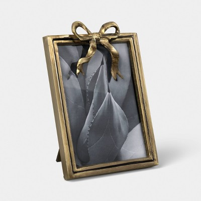 5"x7" Metal Bow Table Frame Antique Brass - Threshold™ | Target