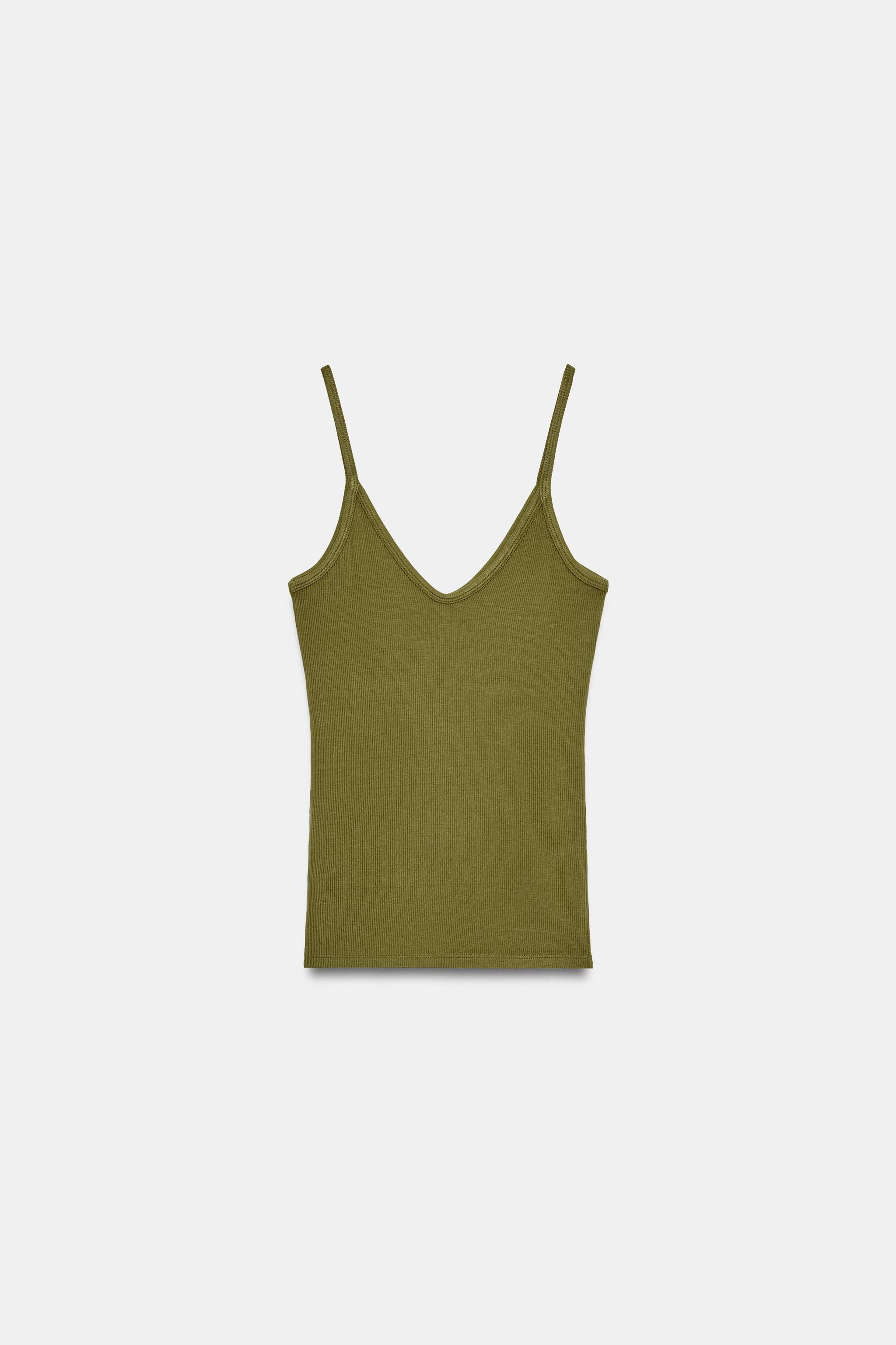TOP MIT RIPPENMUSTER | Zara DE