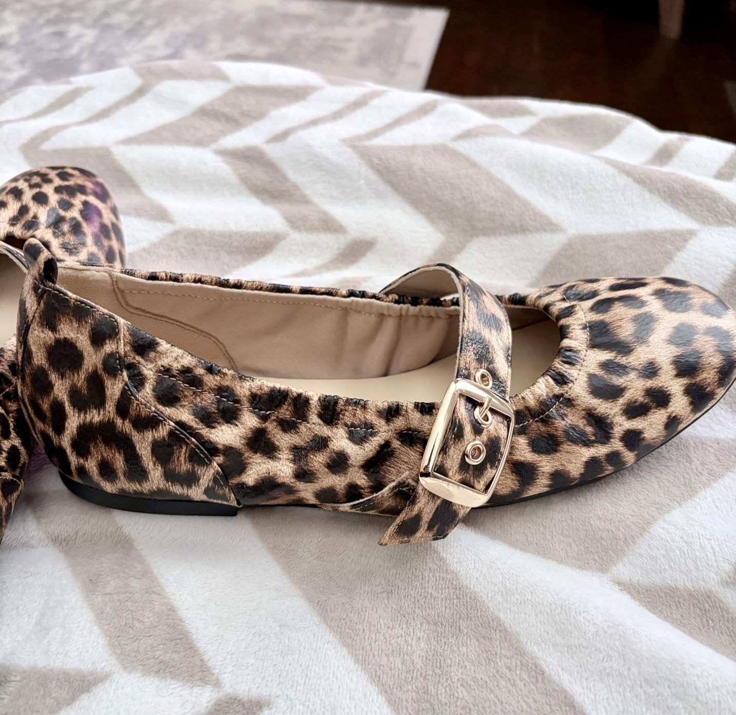FITORY Mary Jane Shoes Ballet Flats for Women Dressy Casual Business | Amazon (US)