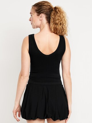 Exhale Seamless Fitted Rib Tank | Old Navy (US)