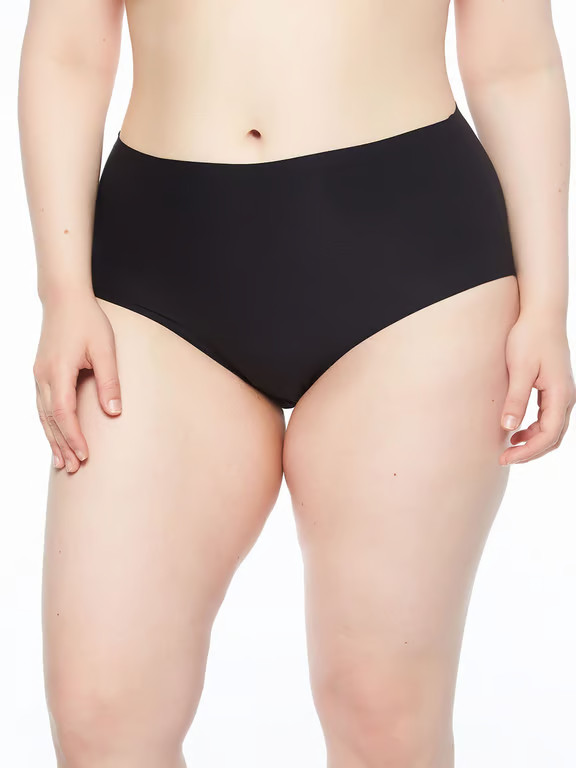 SoftStretch Full Brief (1X-4X) Black | Chantelle Lingerie