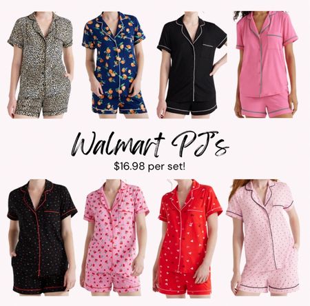Affordable Walmart PJs! 

#LTKfindsunder50 #LTKSeasonal #LTKGiftGuide