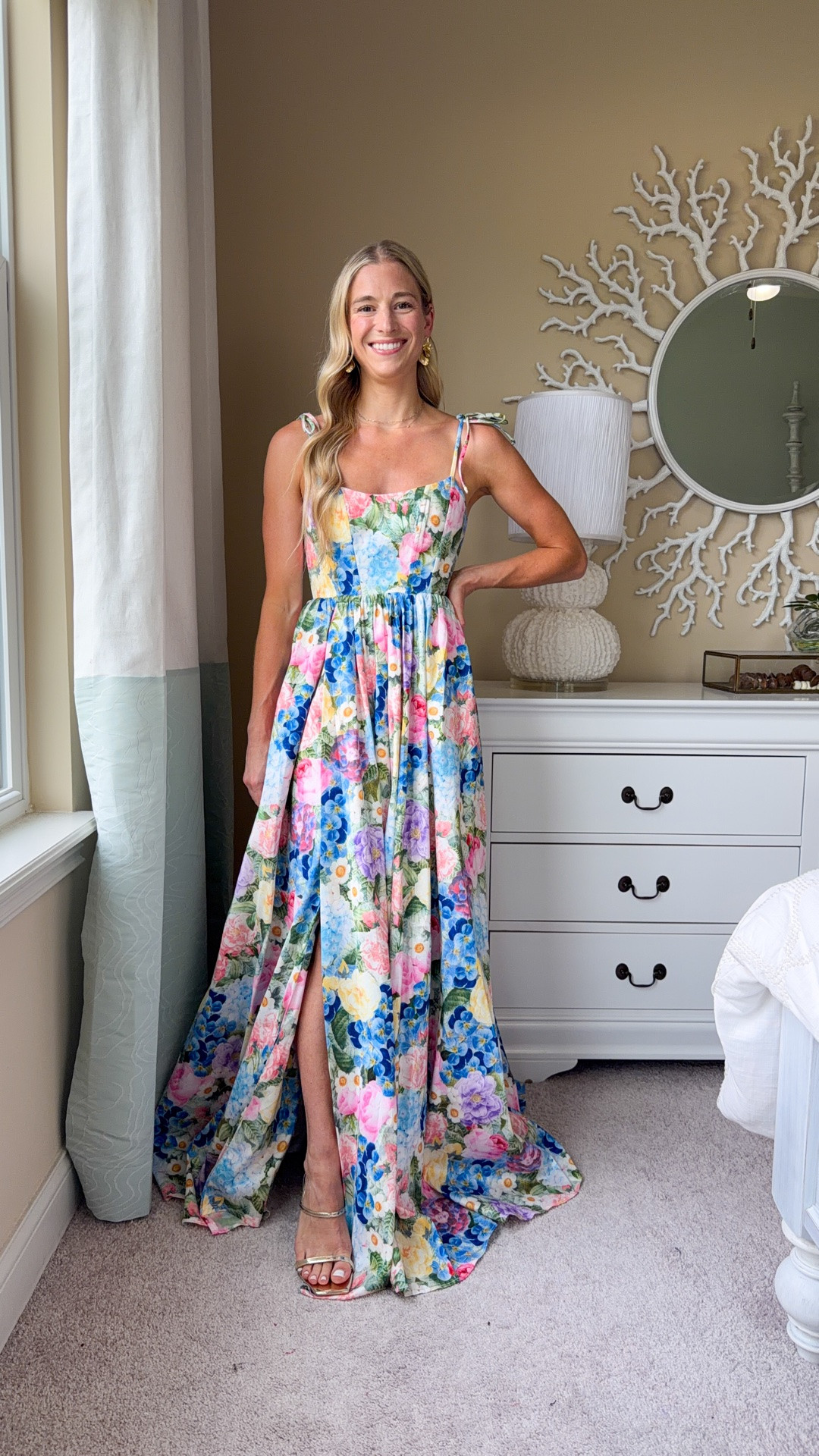 OBSESSED is and understanding!!! This dress is absolutely stunning! So cute as a wedding guest dress or garden party! Xs tts! 🌸🌸🌸🌸🌸🌸🌸🌸🌸🌸 wedding guest dresses. Spring wedding guest dress. Floral dresses. Formal dresses. Garden party dresses. Vacation dresses. Beach vacation dresses. Gail dresses. Summer dresses. wedding guest dresses. Black tie wedding guest dress. Formal wedding guest dress.

#LTKgrwm #LTKootd