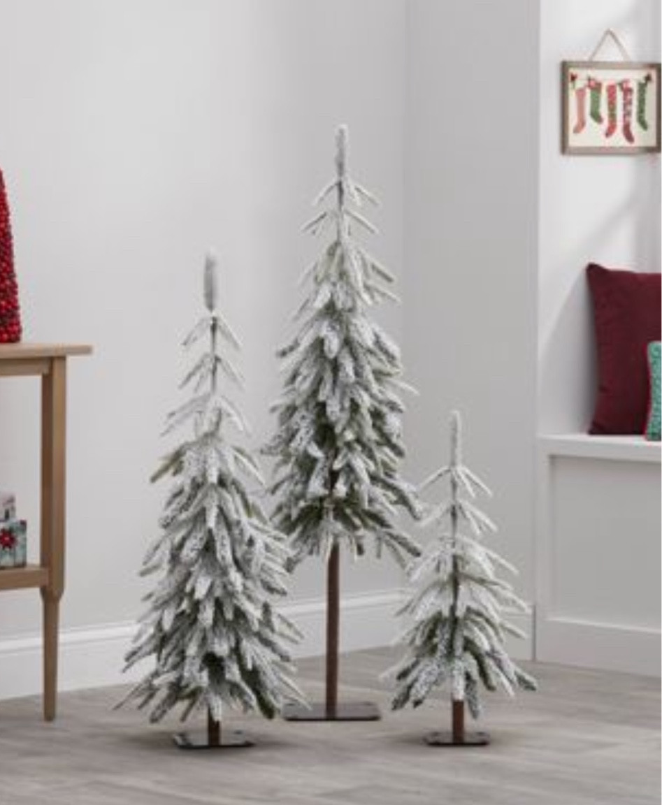 the viral target trees are still in stock! they come in 2, 3, and 4 foot heights. downswept alpine trees, fake christmas trees, faux greenery, flocked holiday tree, christmas home decor

#LTKSeasonal #LTKhome #LTKHoliday