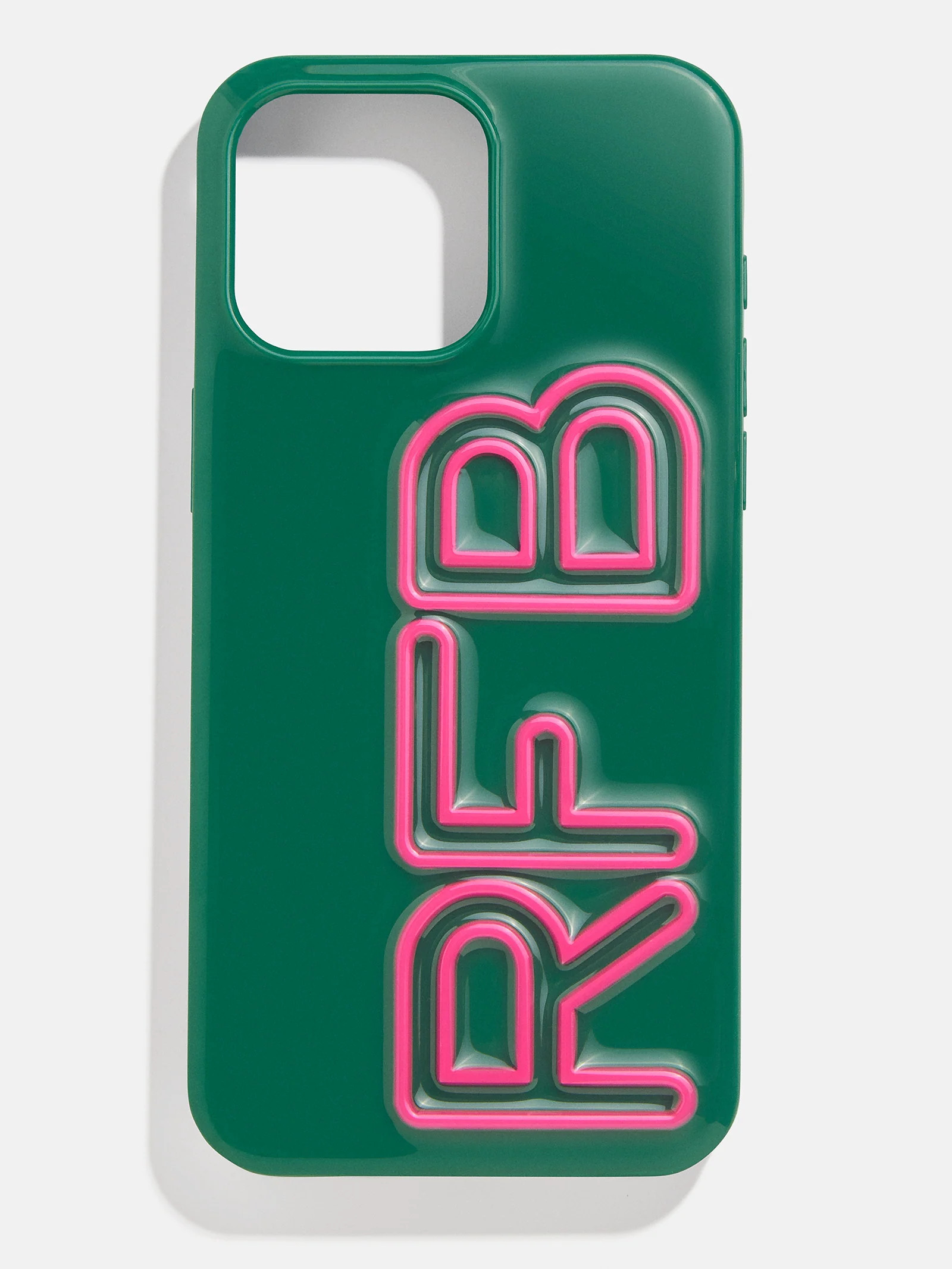 Fine Line Custom IPhone Case - Green/Hot Pink | BaubleBar