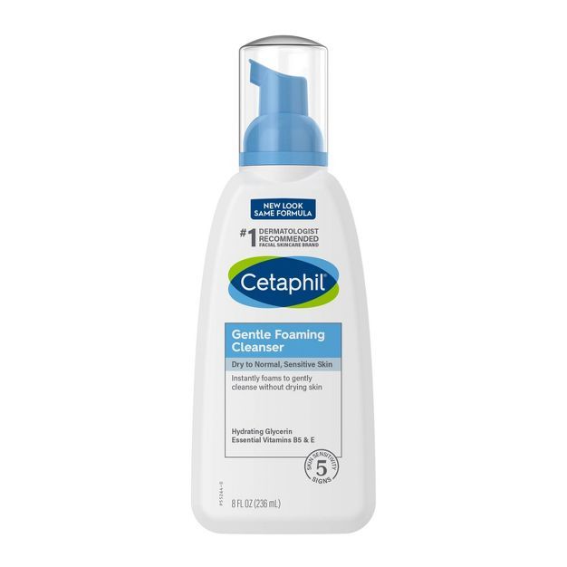 Cetaphil Gentle Foaming Facial Cleanser - 8oz | Target