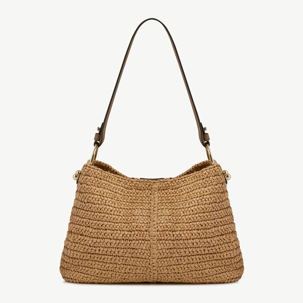 Lana Hobo - Raffia/Clay | Strathberry | Strathberry