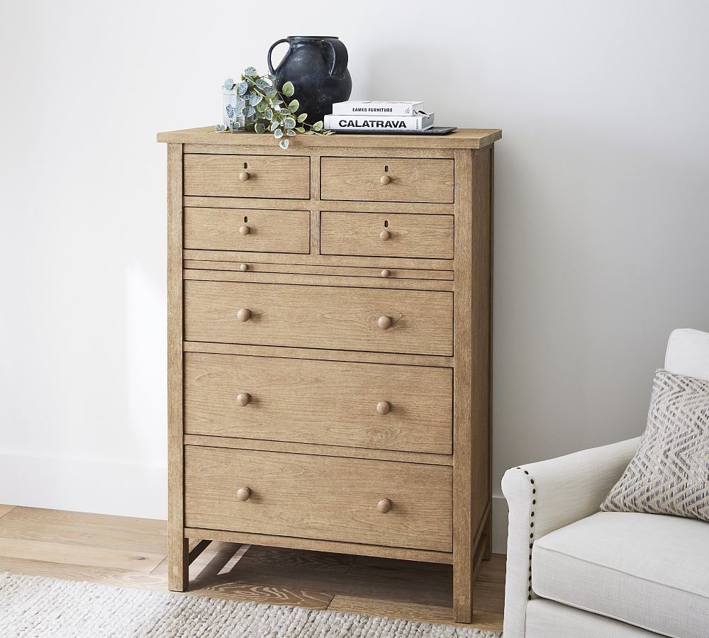 Farmhouse 7-Drawer Tall Dresser (38.5") | Pottery Barn (US)