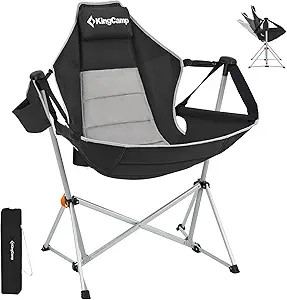KingCamp Hammock Camping Chair Swinging Rocking Chair for Adults Lawn Beach Camp Outside Portable... | Amazon (US)