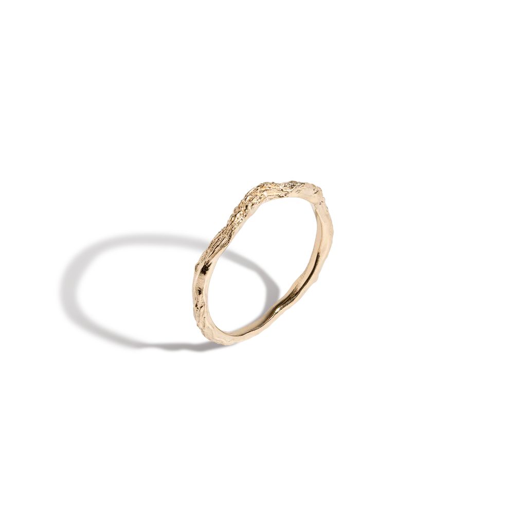 AURATE X KERRY: Venus Gold Ring | AUrate New York