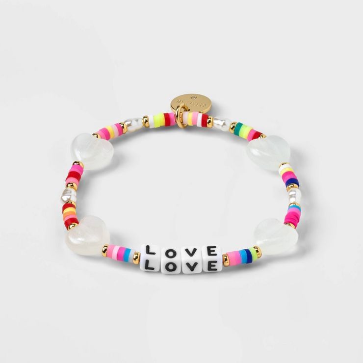 Little Words Project Love with Hearts Stretch Bracelet | Target