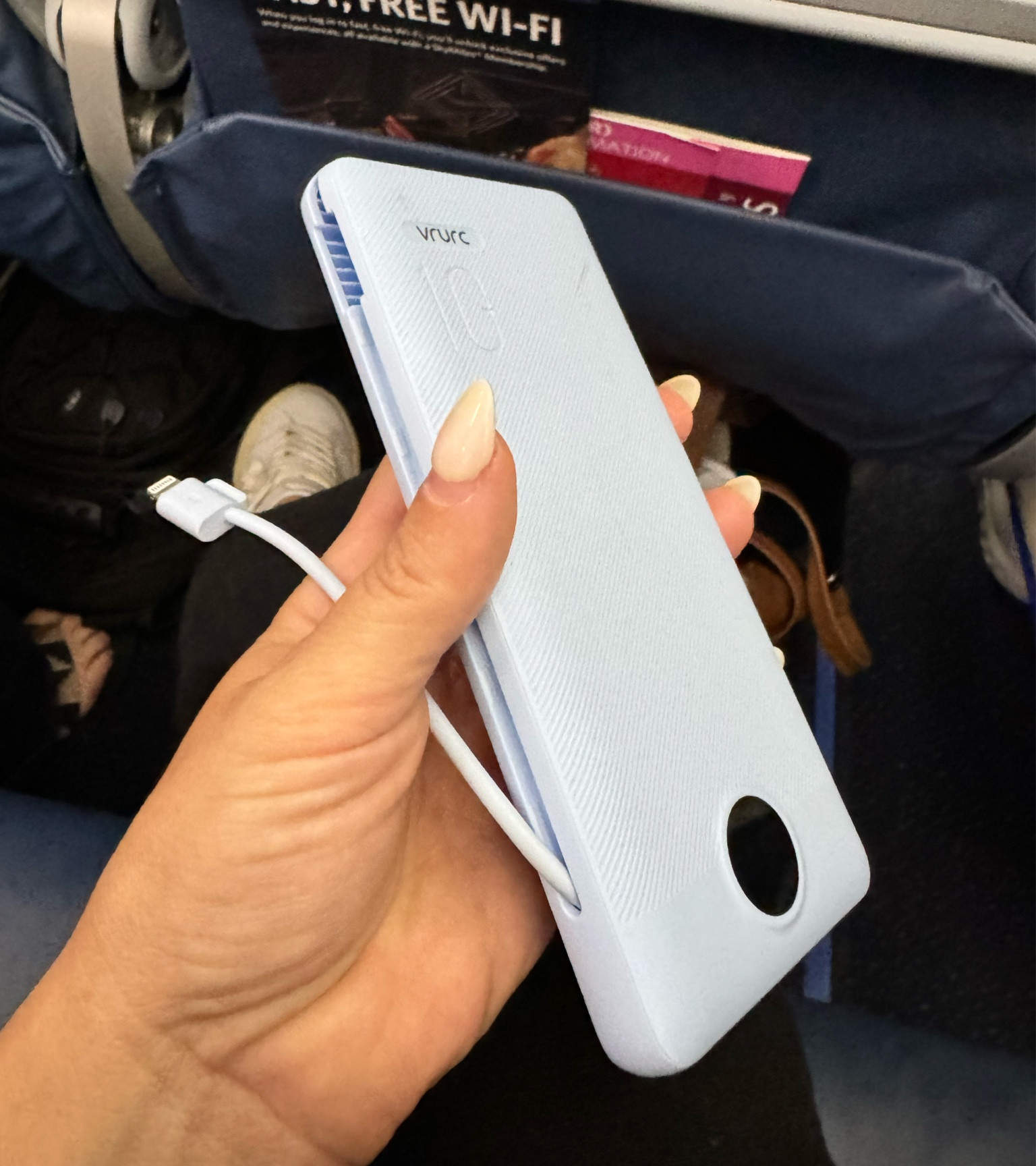 The best portable phone charger. Has built in charging cords for all types of phones, and the plug is built in so no need for a cube! 

Portable phone charger
Charging battery pack
Wireless charger
Travel hack 

#LTKFindsUnder50 #LTKTravel