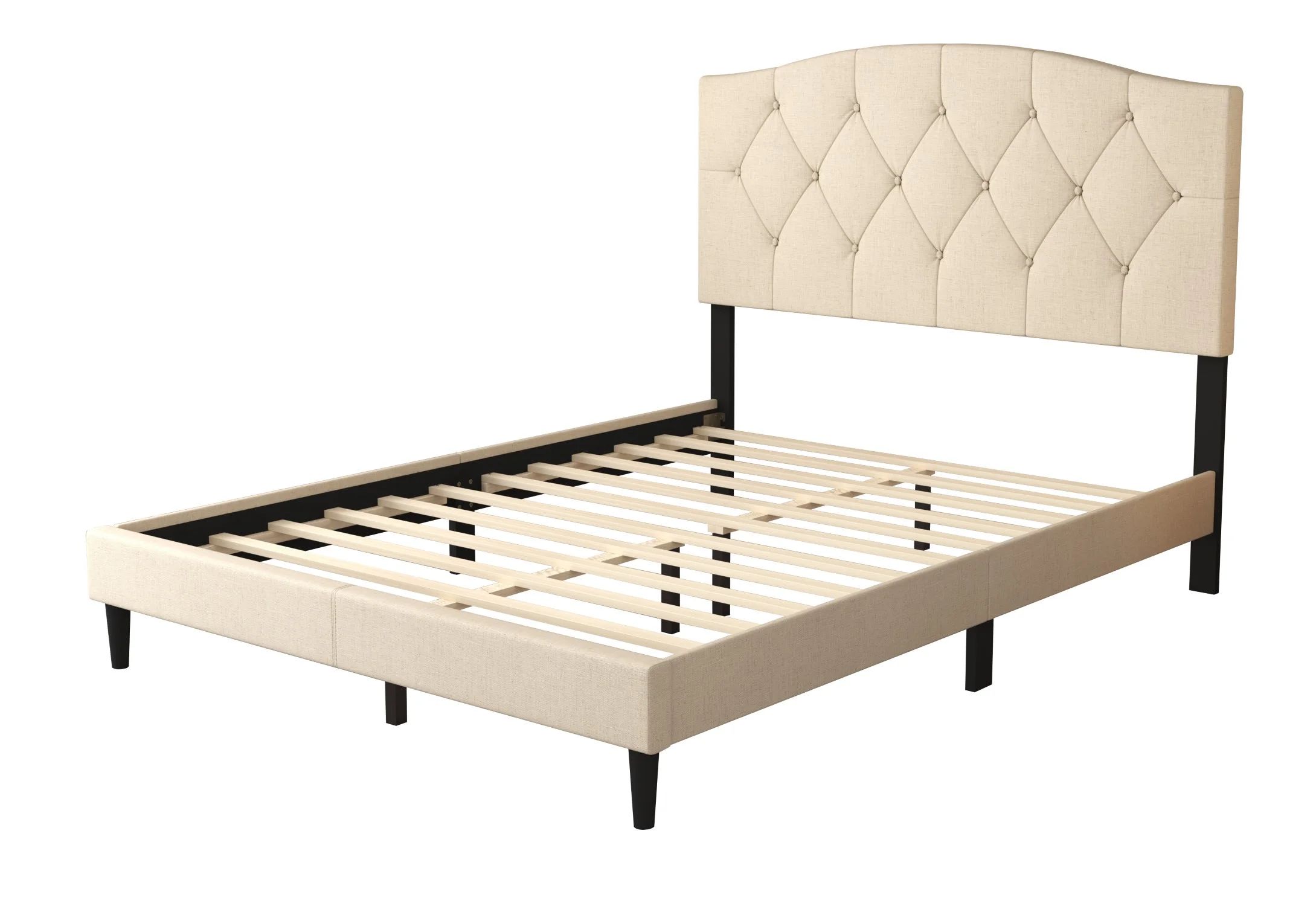 Arndt Tufted Upholstered Low Profile Platform Bed | Wayfair North America