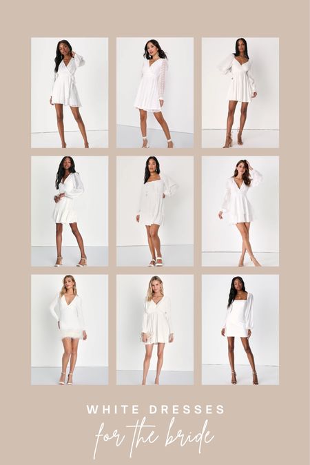 White Dress Round Up!

dresses for the bride | summer | fall | Wedding | wedding look | bridal dresses | white outfit | Vici | what to wear to wedding events | wedding looks | outfit for brides | bride to be | wedding season | rehearsal dinner | bridal shower | bachelorette party | long sleeve dresses 

#LTKwedding #LTKstyletip #LTKSeasonal