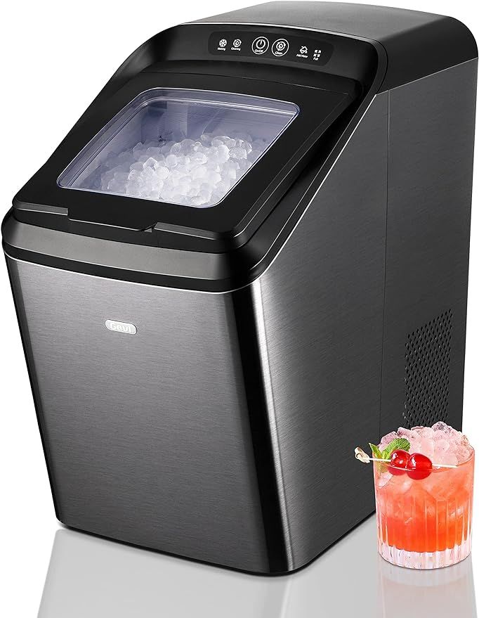 Amazon.com: Gevi Nugget Ice Maker Countertop with Thick Insulation | Self-Cleaning Pellet Ice Mac... | Amazon (US)