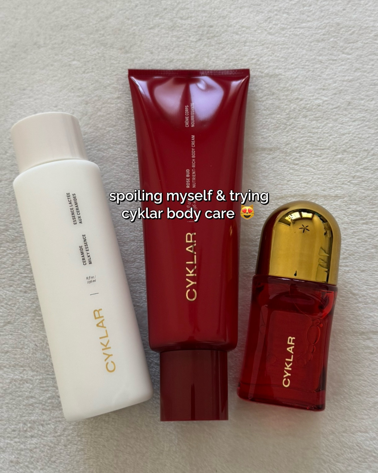 i wasn’t sure if cyklar would be worth the hype but it totally is!! here is what i thought of everything i tried: milky essence ✨ this stuff is like heaven in a bottle 😩 it’s sooo good! it leaves my skin feeling sooo hydrated & looking so dewy & gorgeous  rose bud body lotion 🌹 i love the scent of this lotion! it’s subtly floral & very sexy. it’s a rich, thick body lotion that goes a LONG way too which is fantastic brightening gel deodorant ⭐️ i wasn’t sure if this would actually do what it said it would do, but i really does! i feel like my under arms used to be dark & i was self conscious of them. this deodorant leaves them looking bright & smooth just like the rest of my skin! & the scent is nice & lasts a long time. definitely my new favorite deodorant!  #cyklar  #cyklaratsephora #deodorant #glowyskin @CYKLAR @Sephora 

#LTKselfcare