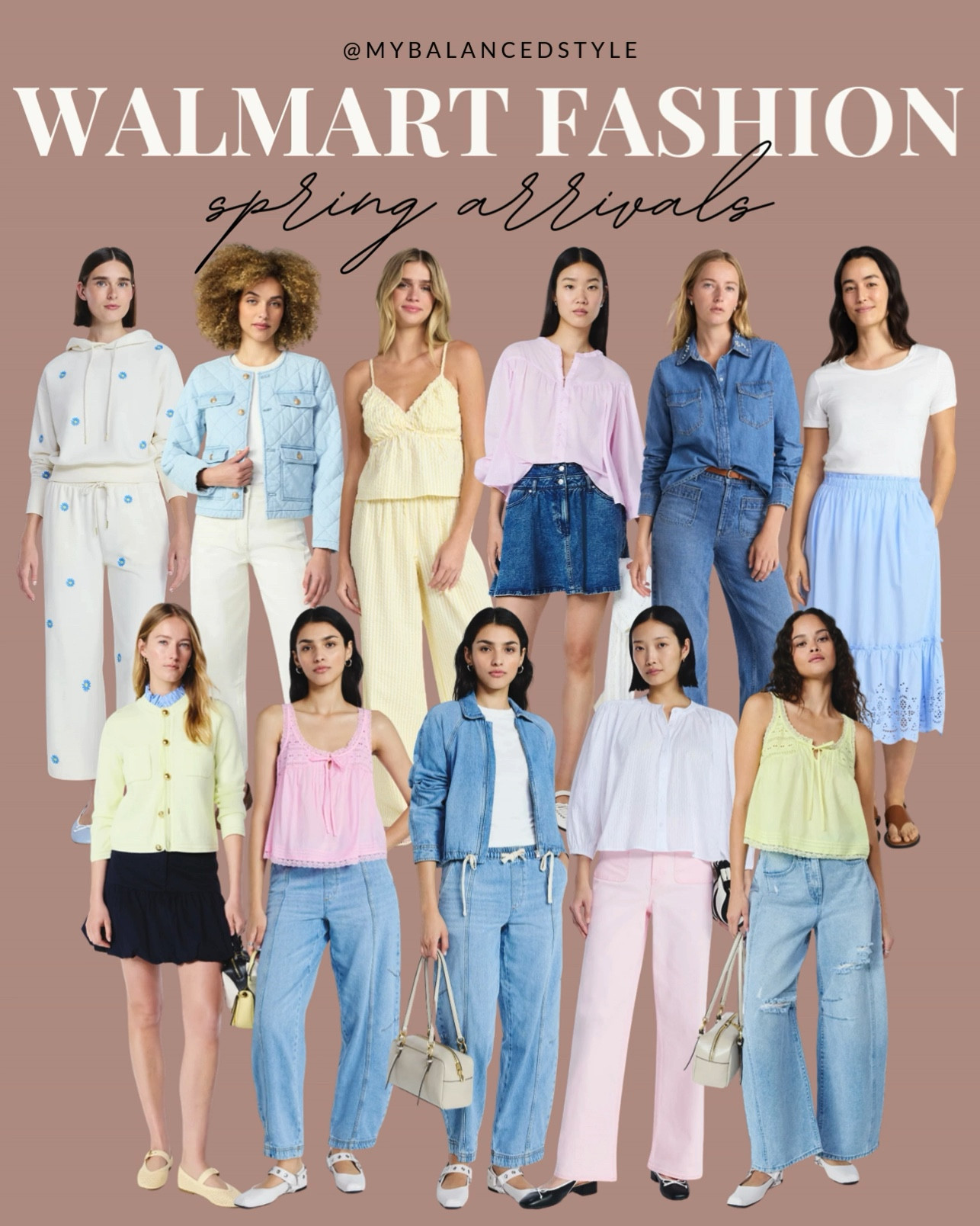 Walmart women’s spring fashion arrivals

lightweight spring layers
floral midi dresses
neutral matching sets
oversized button down shirts
straight leg denim outfits
pastel knit sweaters
linen pants casual looks
elevated everyday basics
slingback flats and sneakers
soft feminine blouse styles

#LTKSeasonal #LTKSaleAlert #LTKootd